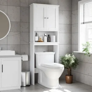 Bathroom Storage Cabinet, Over-Toilet Organizer