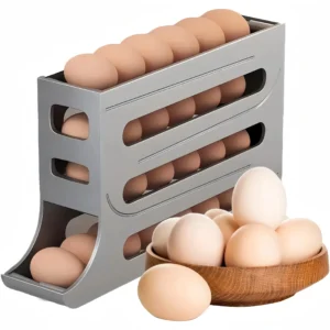 4-Tier Refrigerator Egg Storage Rack
